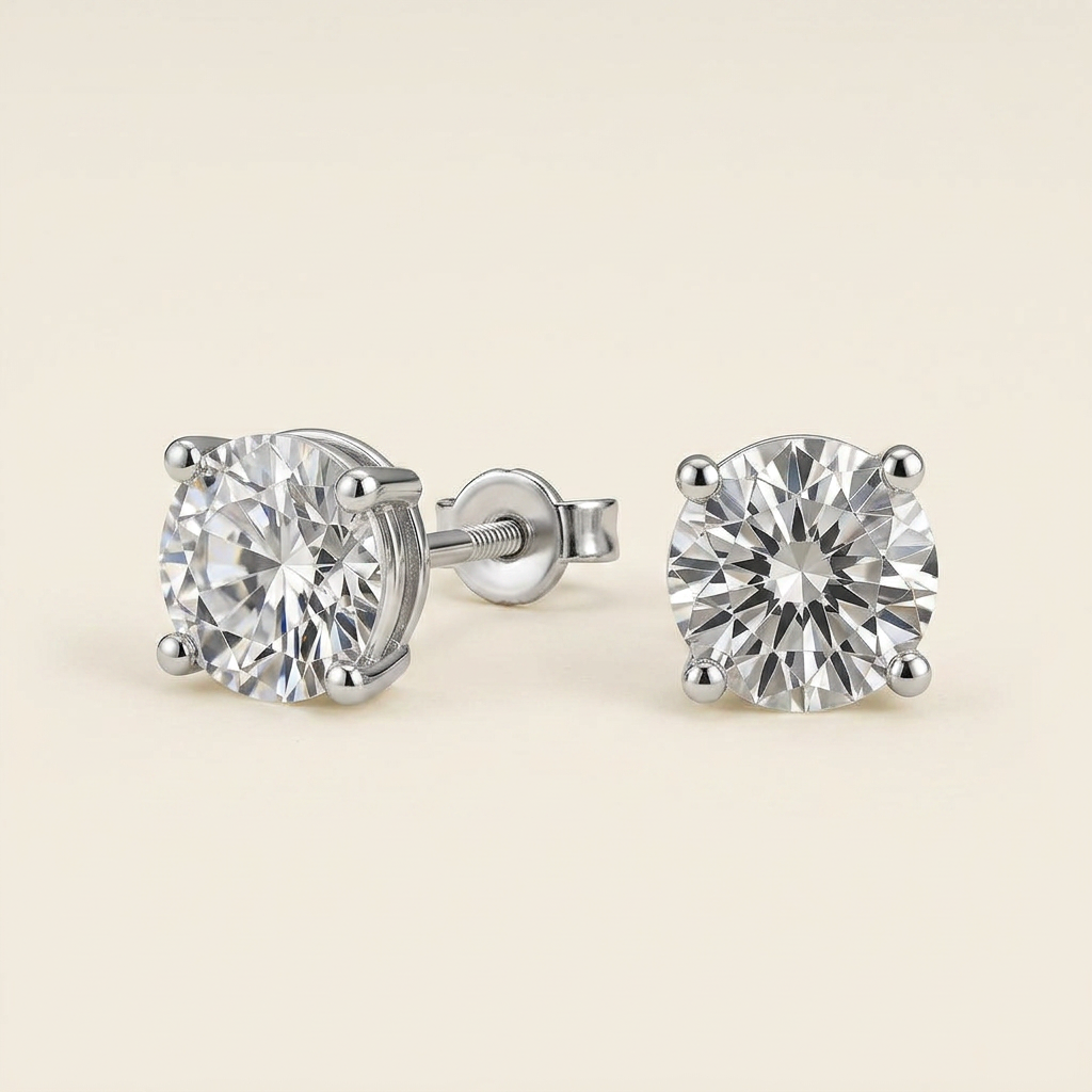 0.5ct Diamond Stud Earrings